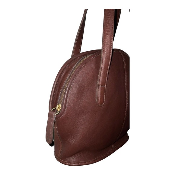 Coach Vintage Asheville Bowler Dome Bag Brown. Made in the United States - Picture 11 of 15